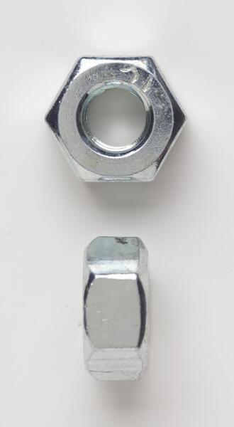 1HHNZ 1"-8 HEAVY HEX NUT GRADE A ZINC PLATED